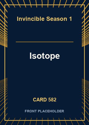 Isotope card thumbnail