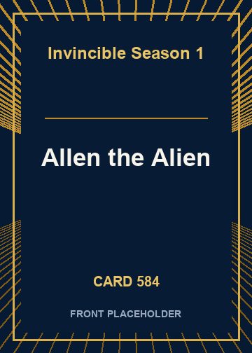 Allen the Alien card thumbnail