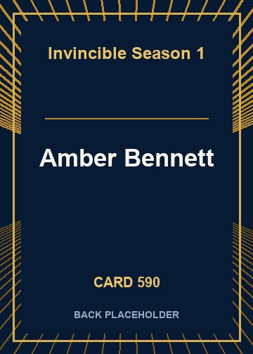 Amber Bennett back card image