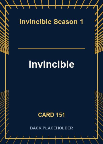 Invincible back card image