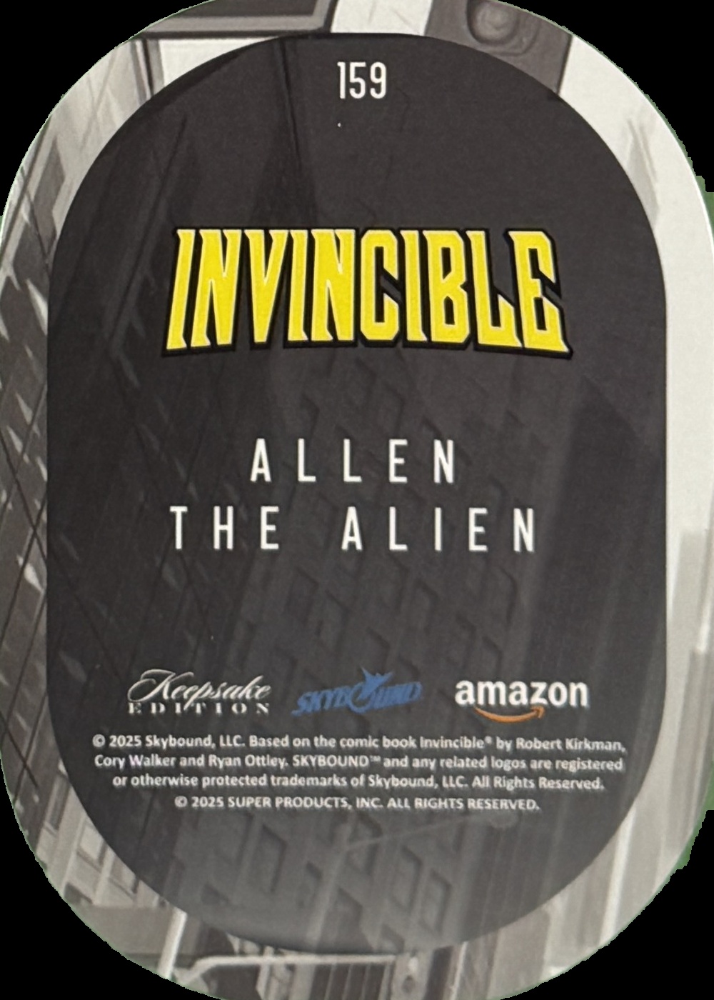 Allen The Alien back card image