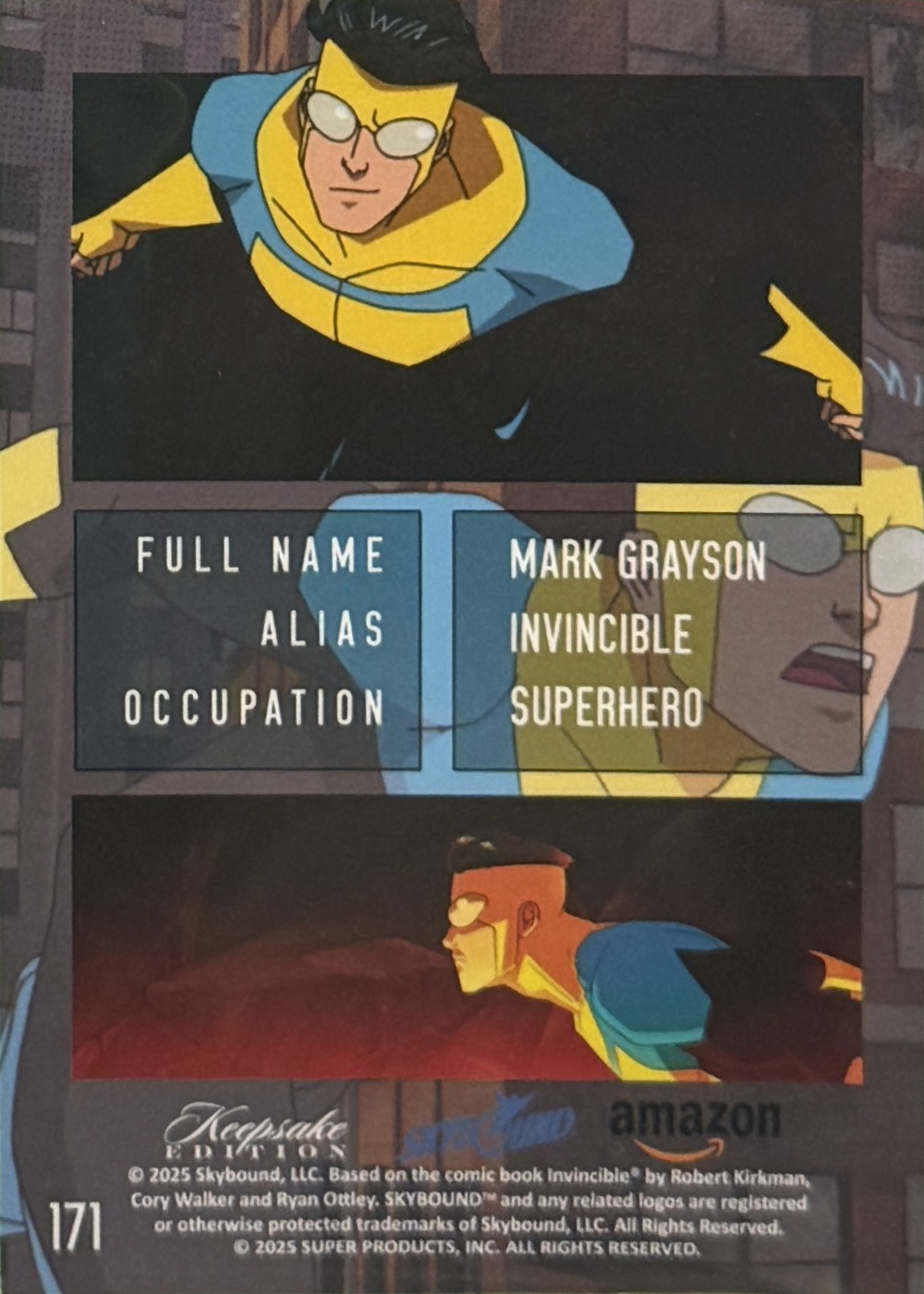 Invincible back card image