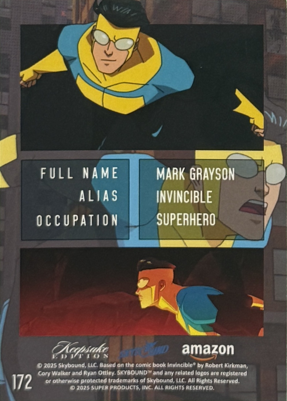 Invincible back card image