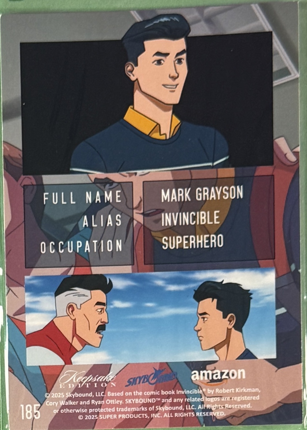 Mark Grayson back card image