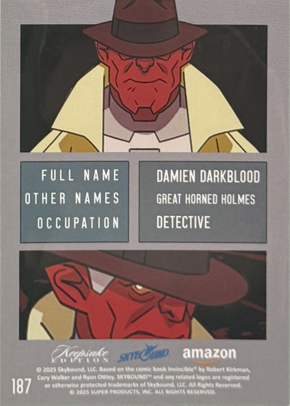 Damien Darkblood back card image