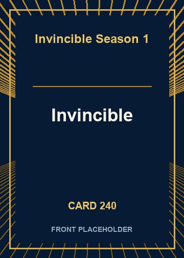 Invincible front card image