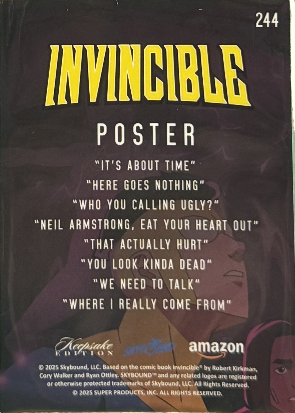 Invincible back card image