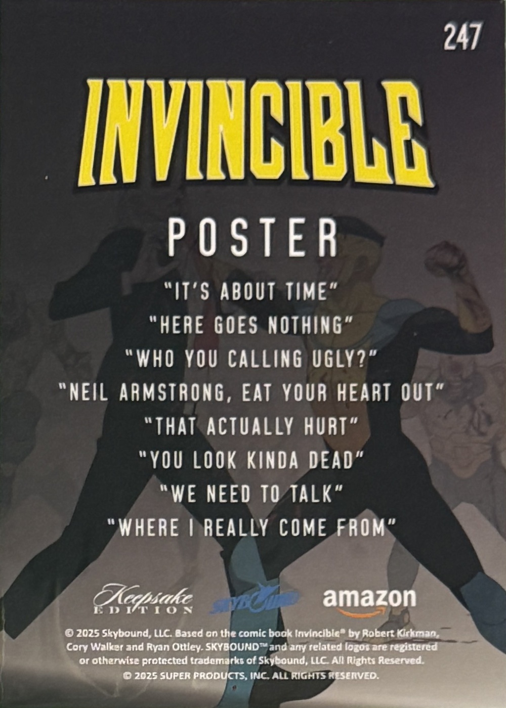 Invincible vs Cecil back card image