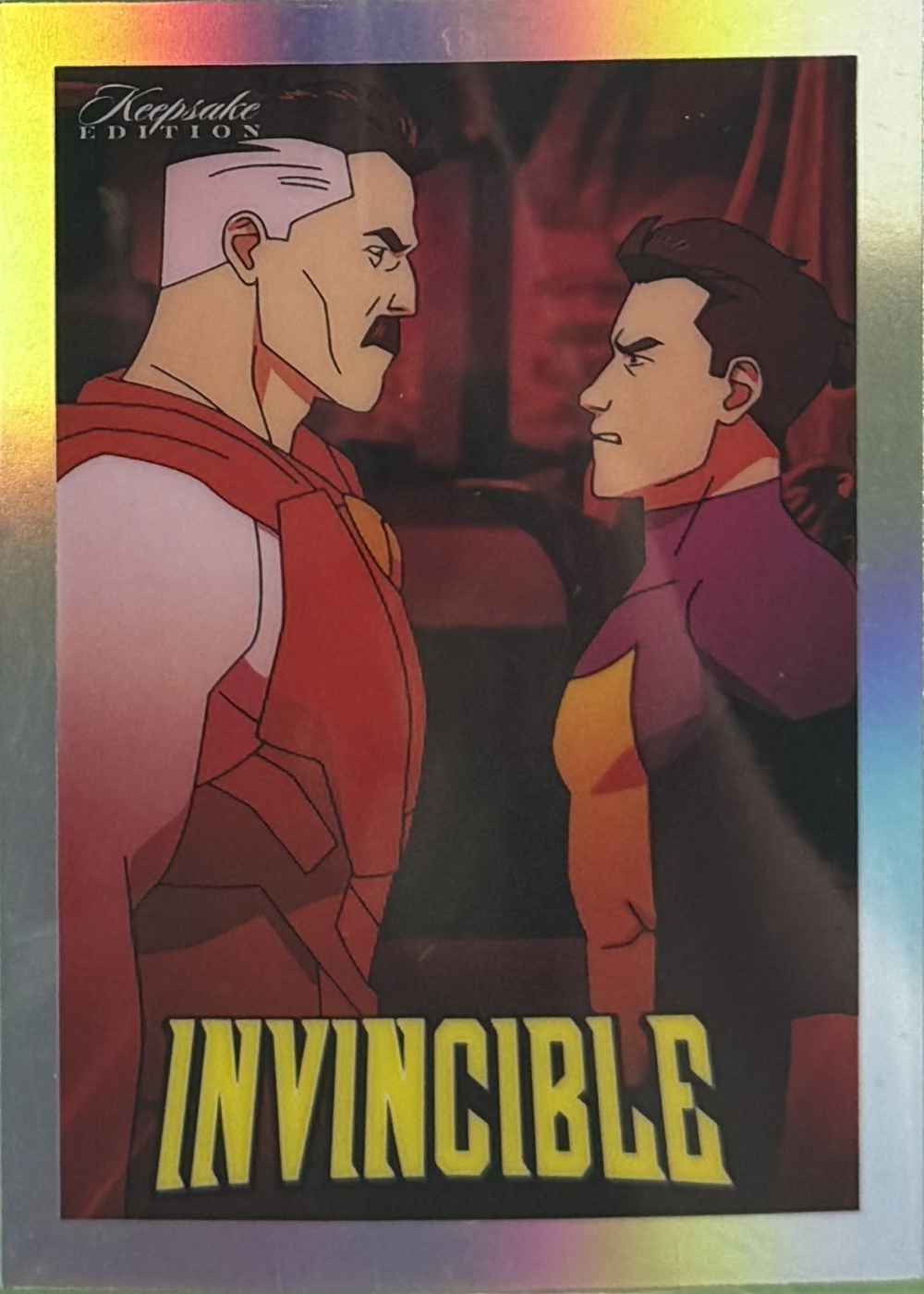 Omni Man vs Invincible front card image