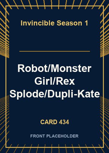 Robot/Monster Girl/Rex Splode/Dupli-Kate card thumbnail