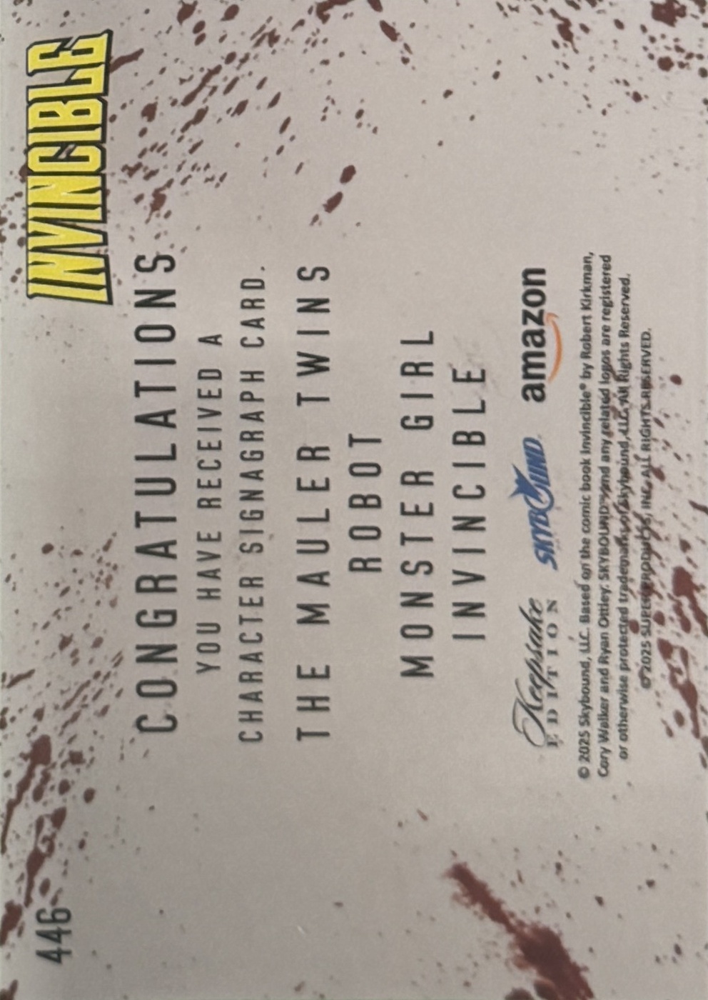 The Mauler Twins/Robot/Monster Girl/Invincible back card image