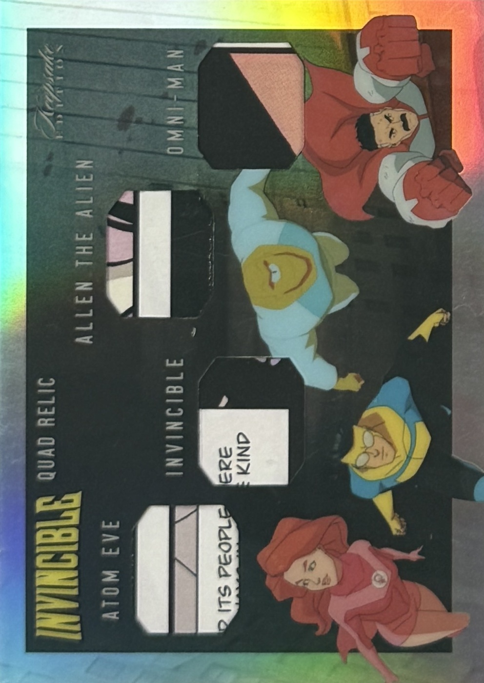 Invincible/Atom Eve/Allen the Alien/Omni-Man card thumbnail