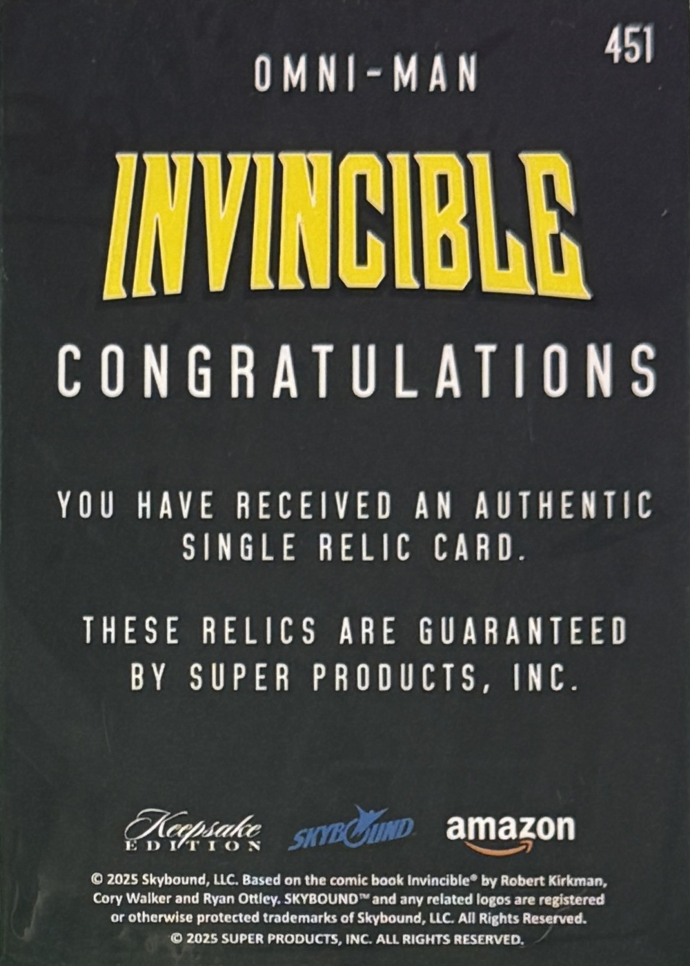 Omni-Man back card image