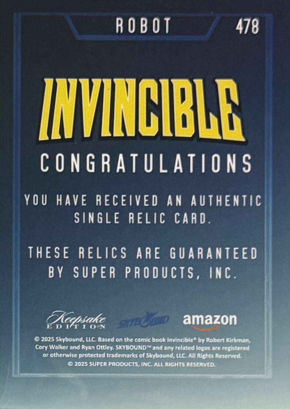 Robot back card image