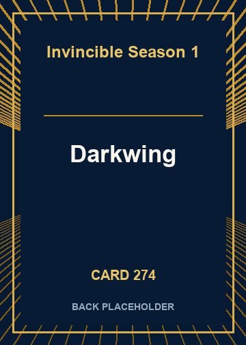 Darkwing back card image