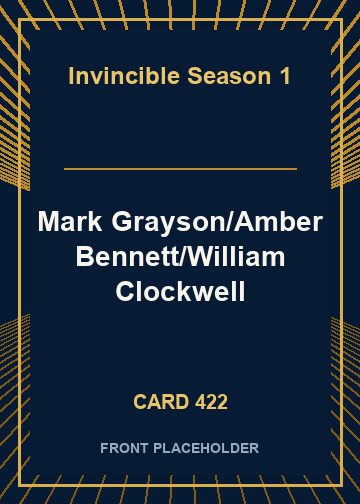 Mark Grayson/Amber Bennett/William Clockwell front card image