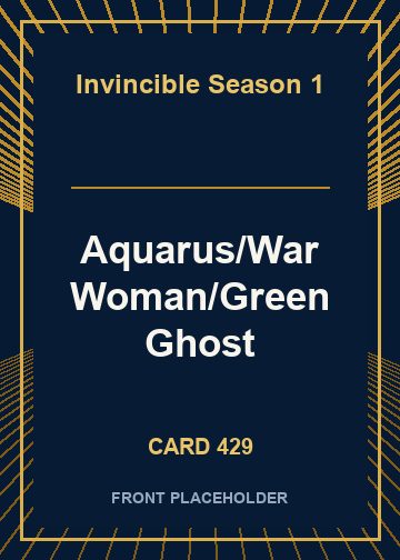Aquarus/War Woman/Green Ghost card thumbnail