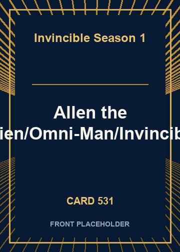 Allen the Alien/Omni-Man/Invincible card thumbnail
