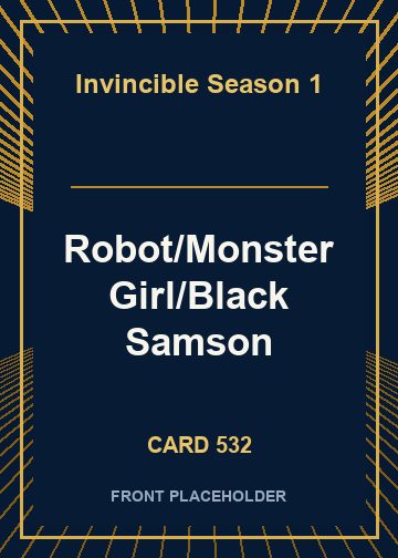 Robot/Monster Girl/Black Samson card thumbnail