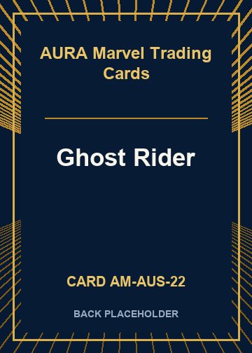 Ghost Rider back card image