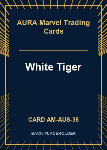 White Tiger back card image