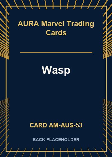 Wasp back card image