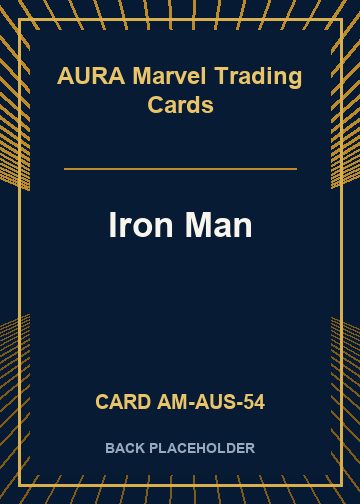 Iron Man back card image