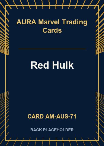 Red Hulk back card image
