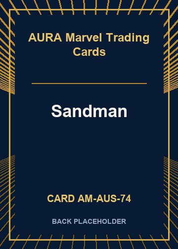 Sandman back card image