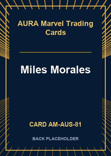 Miles Morales back card image