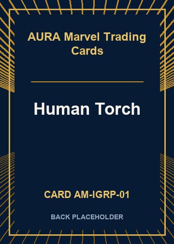 Human Torch back card image