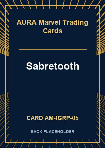 Sabretooth back card image