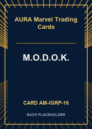 M.O.D.O.K. back card image