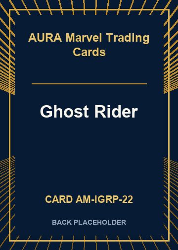 Ghost Rider back card image