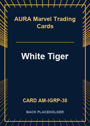 White Tiger back card image