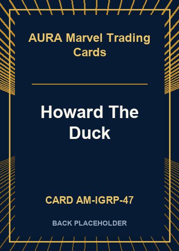 Howard The Duck back card image