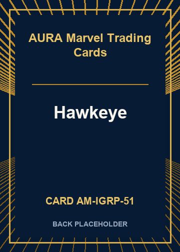 Hawkeye back card image