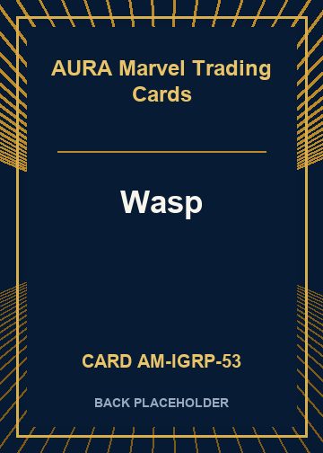 Wasp back card image