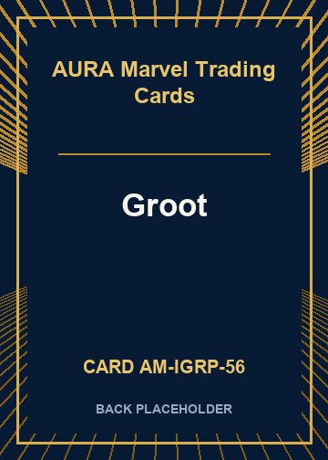 Groot back card image