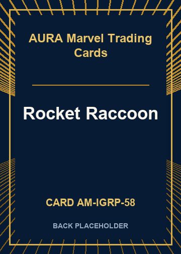Rocket Raccoon back card image