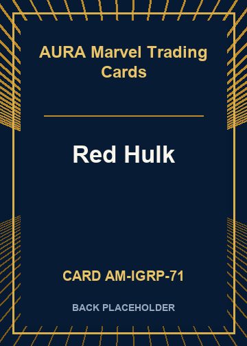 Red Hulk back card image