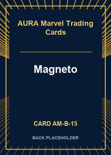 Magneto back artwork