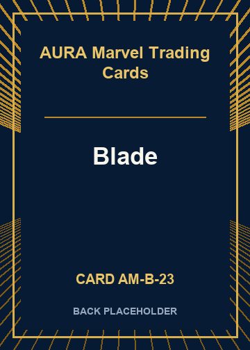Blade back artwork