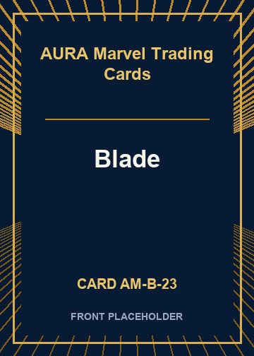 Blade front artwork