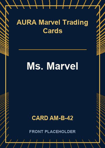 Ms. Marvel front card image