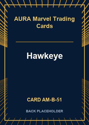 Hawkeye back card image