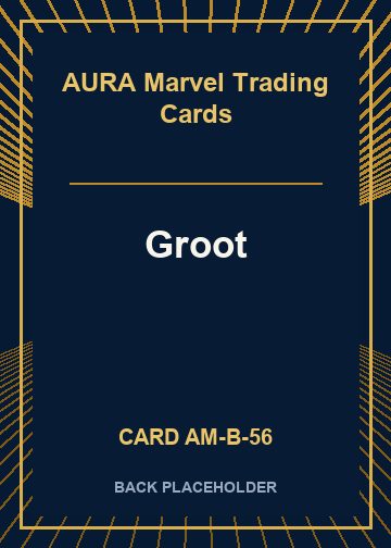 Groot back card image