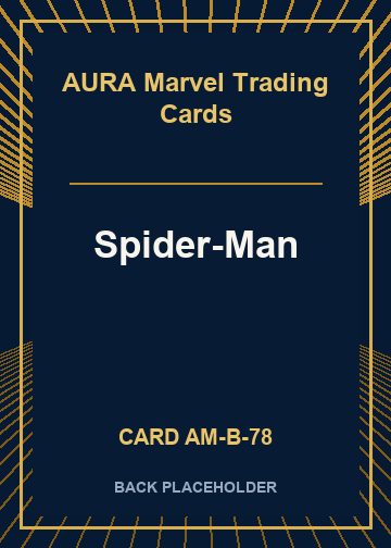 Spider-Man back card image