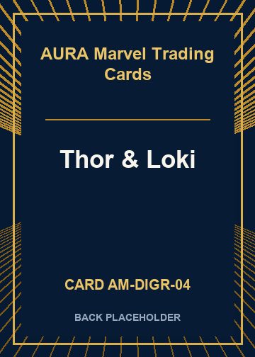 Thor & Loki back card image