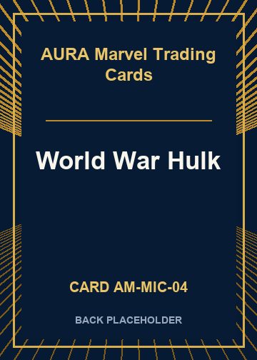 World War Hulk back card image